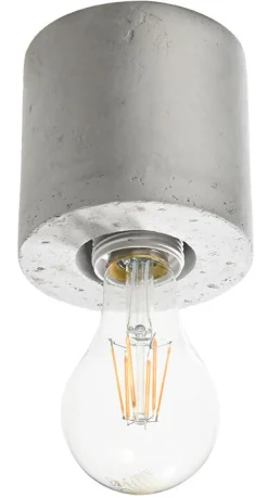 Sollux Dekorative Betonlampe Decke H:10cm Modern rund JAZLEAN< Küchenlampen|Moderne Lampen