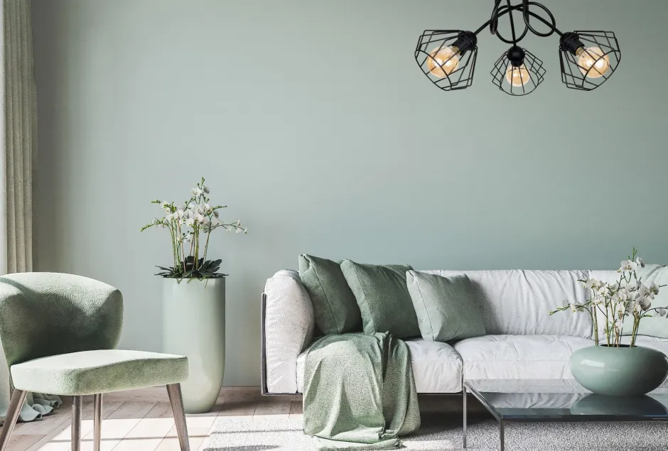 Belis Dekorative Deckenlampe Metall E27 L:55 cm in Schwarz< Bürolampen|Wohnzimmerlampen