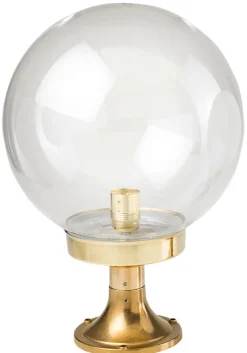 Lido Dekorative Gartenlampe VERIA Messing Kugel Schirm< Außenleuchten Antik|Außenleuchten Messing