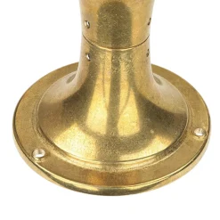 Rustikale Lampen|Metall Lampen*Lido Dekorative Gartenleuchte Messing H:25cm Maritim