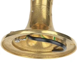 Rustikale Lampen|Metall Lampen*Lido Dekorative Gartenleuchte Messing H:25cm Maritim