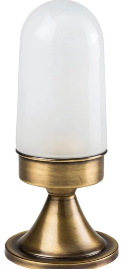 Außenleuchten Antik|Außenleuchten Messing*Lido Dekorative Gartenleuchte Messing Glas H:28cm außen