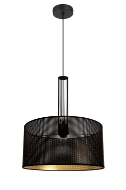 Hängelampen|Bürolampen*Belis Dekorative Hängelampe Metall B:40 cm E27 Schwarz Gold