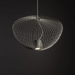 Nowodvorski Dekorative Hängelampe Metall B:54,5 cm GU10 Seidengrau< Hängelampen|Bürolampen