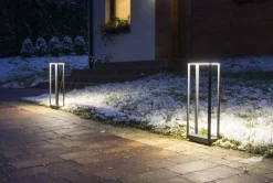 SU-MA Dekorative LED Stehlampe Aluminium IP65 50 cm 9 W Außen< Wegeleuchten|Led Außenleuchten