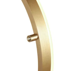 Steinhauer Dekorative LED Wandlampe Metall in Gold H:40 cm Ring< Led Lampen|Wandleuchten