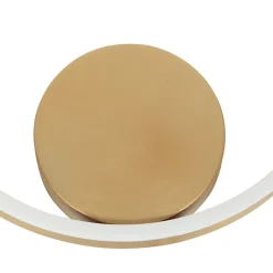 Steinhauer Dekorative LED Wandlampe Metall in Gold H:40 cm Ring< Led Lampen|Wandleuchten