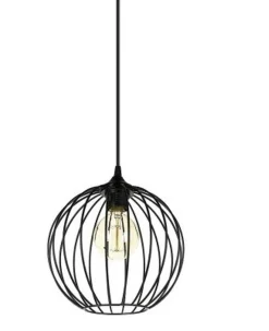 Belis Dekorative Pendelleuchte Draht Kugel Metall E27 Ø23 cm< Hängelampen|Bürolampen