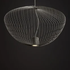 Nowodvorski Dekorative Pendelleuchte Metall Seidengrau GU10 L:70 cm< Hängelampen|Bürolampen