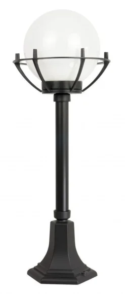 Vintage Lampen|Metall Lampen*SU-MA Dekorative Wegeleuchte Kugel Schirm 72 cm E27 IP43