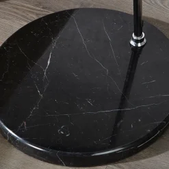 Invicta Interior Design Bogenlampe BANGO 195 cm Schwarz Wohnzimmer< Stofflampen|Designerlampen