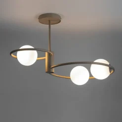 Sigma Design Deckenlampe Glas Metall dekorativ G9 wohnlich< Deckenleuchten|Kugellampen