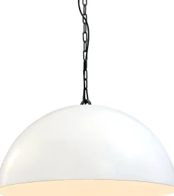 Hängelampen|Industrie Lampen*Masterlight Design Hängelampe LARINO Weiß Ø50cm E27 Handarbeit
