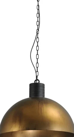 Masterlight Design Hängelampe Messing Antik groß Ø60cm LARINO< Industrie Lampen|Vintage Lampen