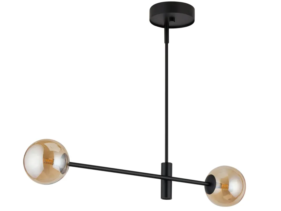 Hängelampen|Kugellampen*Sigma Design Hängeleuchte Glas Kugeln Bernstein G9 blendarm