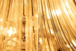 Invicta Interior Design Kronleuchter Wohnzimmer Metall Ketten in Silber< Hängelampen|Esszimmer Lampen