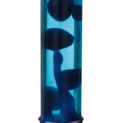 Retro Lampen|Lavalampen*Easylight Design Lavalampe XXL Blau Hellblau rund 76cm ALAN