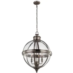 Hängelampen|Kugellampen*Elstead Design Pendelleuchte Glas Metall Esstisch SPHÄRE