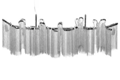 Invicta Interior Design Pendelleuchte RIRRE Metall Ketten Silber Esstisch< Moderne Lampen|Designerlampen