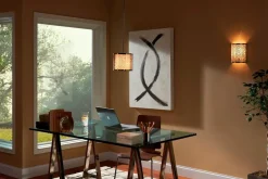 Elstead Design Pendelleuchte VEINE Chrom Ø20cm verstellbar< Hängelampen|Moderne Lampen