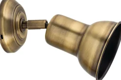 Spots|Wandleuchten*Lido Design Spot Lampe aus Messing E27 verstellbar Wand