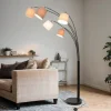 Invicta Interior Design Stehlampe DJERE Modern 200cm Wohnzimmer< Designerlampen|Moderne Lampen