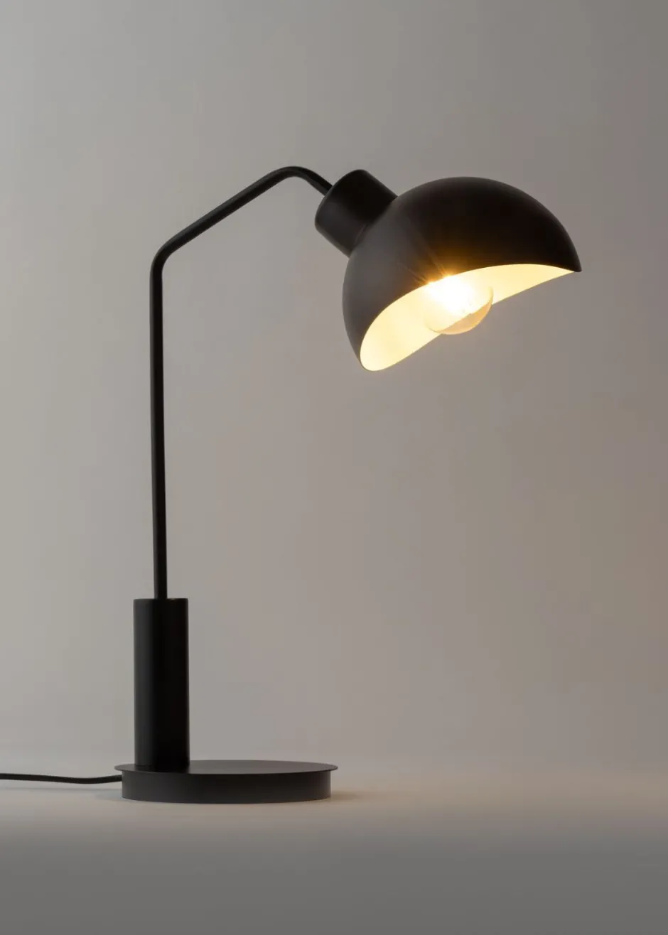 Tischlampen|Schlafzimmer Lampen*Sigma Design Tischlampe Schwarz klein 46 cm Arbeiten Lesen