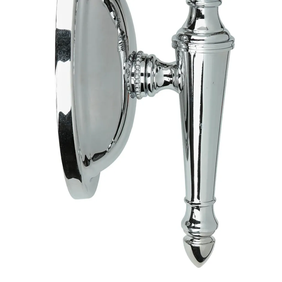 Elstead Designer Badleuchte LED aus Messing Glas IP44 in Chrom< Glaslampen|Metall Lampen