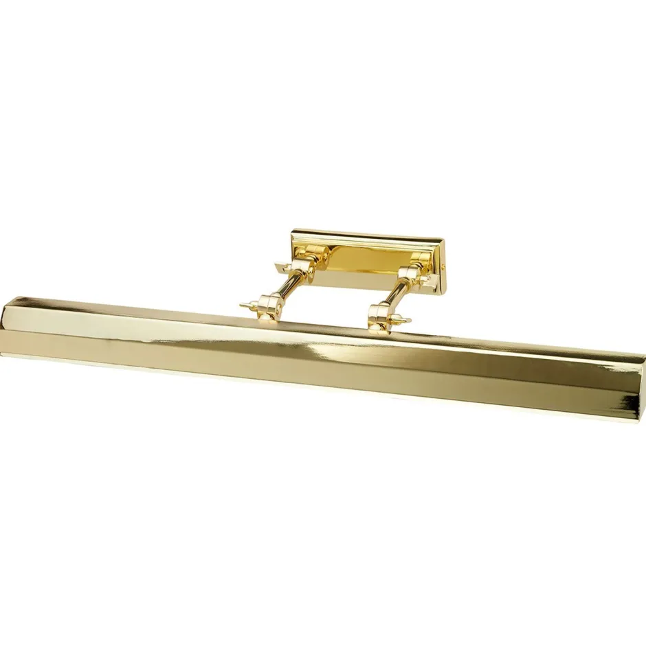 Wandleuchten|Jugendstil Lampen*Elstead Designer Bilderleuchte in Messing Jugendstil 65cm