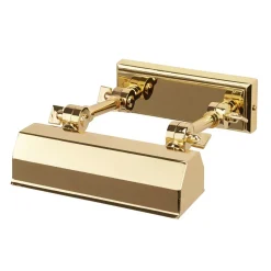 Wandleuchten|Designerlampen*Elstead Designer Bilderleuchte in Messing Jugendstil klein