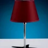 Laura Suardi Designer Tischlampe Rot aus Messing Maritim< Tischlampen|Schlafzimmer Lampen