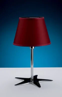 Laura Suardi Designer Tischlampe Rot aus Messing Maritim< Tischlampen|Schlafzimmer Lampen