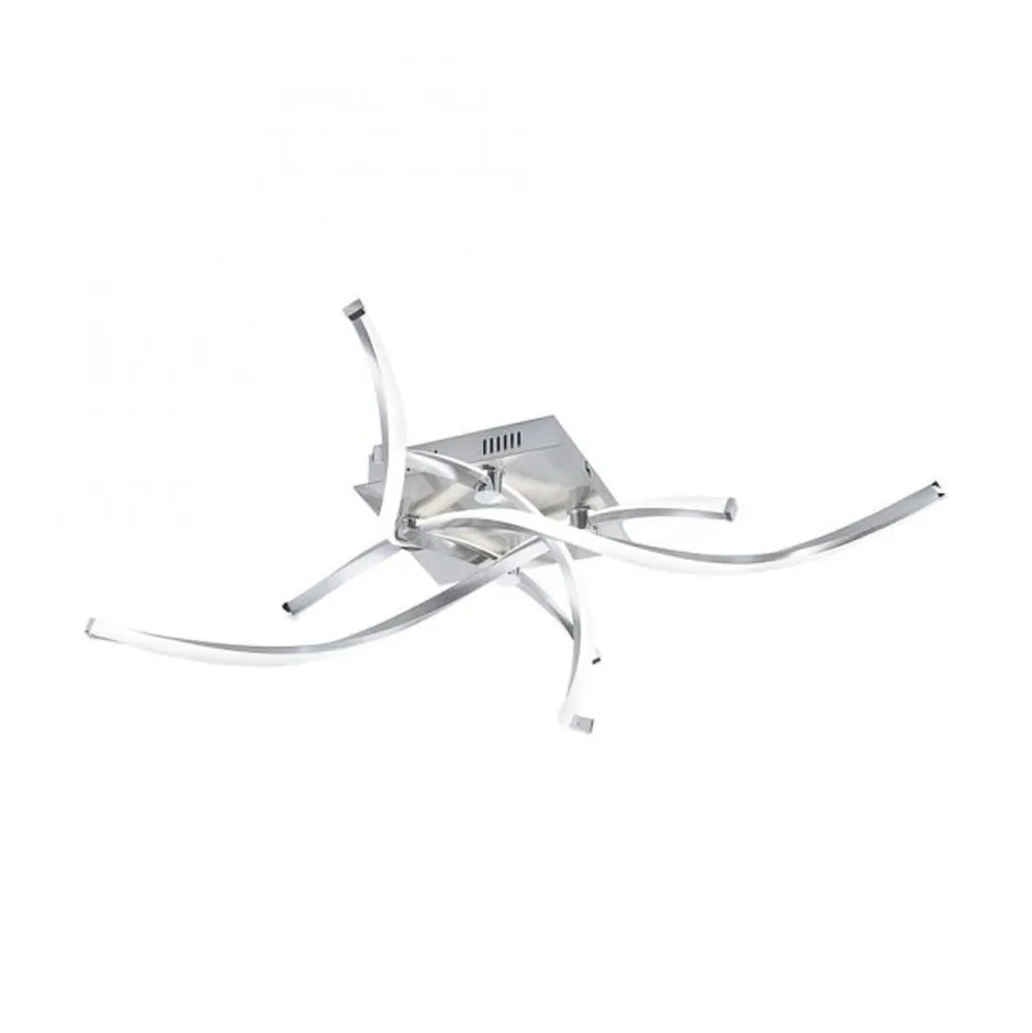 Paul Neuhaus Dimmbare LED Deckenlampe in Stahl L:78 cm 27 W 2400 lm< Deckenleuchten|Flurlampen