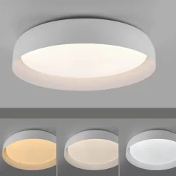 Just Light Dimmbare LED Deckenlampe Weiß Ø57 cm 3850 lm Modern< Deckenleuchten|Flurlampen