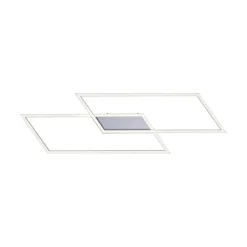 Deckenleuchten|Flurlampen*Paul Neuhaus Dimmbare LED Deckenlampe L:83 cm Memory 30 W in Stahl