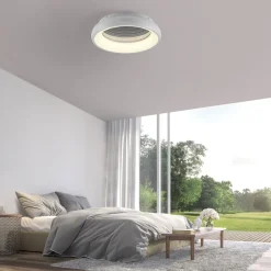 Just Light Dimmbare LED Deckenleuchte Tunneleffekt 2700-5000 lm< Deckenleuchten|Flurlampen