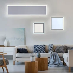 Just Light Dimmbare LED Deckenleuchte Fernbedienung 2700-5000 K< Flurlampen|Bürolampen