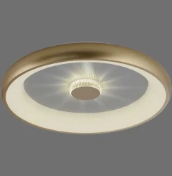 Flurlampen|Bürolampen*Just Light Dimmbare LED Deckenleuchte 2700-5000 K Ø61,5 cm Messing