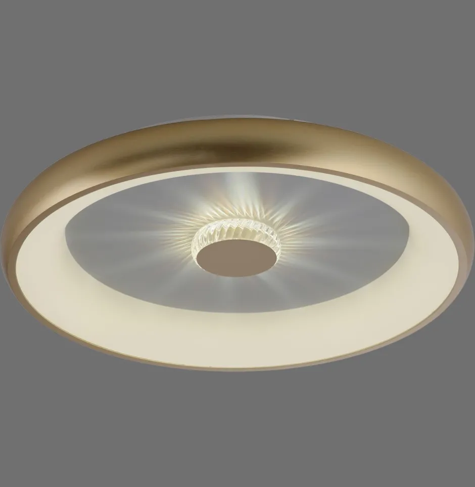 Flurlampen|Bürolampen*Just Light Dimmbare LED Deckenleuchte 2700-5000 K Ø61,5 cm Messing