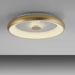 Flurlampen|Bürolampen*Just Light Dimmbare LED Deckenleuchte 2700-5000 K Ø61,5 cm Messing