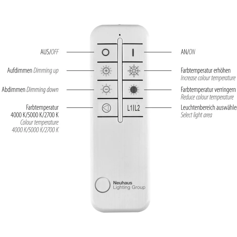 Flurlampen|Bürolampen*Just Light Dimmbare LED Deckenleuchte 2700-5000 K Ø61,5 cm Messing