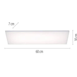 Deckenleuchten|Flurlampen*Paul Neuhaus Dimmbare LED Deckenleuchte Fernbedienung Weiß RGB flach