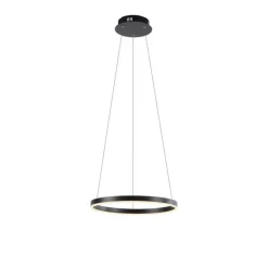 Just Light Dimmbare LED Hängelampe Anthrazit Metall Ø39,3 cm 20 W< Hängelampen|Bürolampen