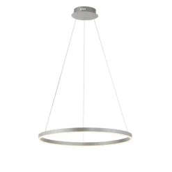 Just Light Dimmbare LED Pendelleuchte in Aluminium Ø58,5 cm 3000 K< Hängelampen|Bürolampen