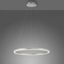 Just Light Dimmbare LED Pendelleuchte in Aluminium Ø58,5 cm 3000 K< Hängelampen|Bürolampen