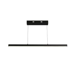 Hängelampen|Led Lampen*Searchlight Dimmbare LED Pendelleuchte Schwarz Metall 101,5 cm 29 W