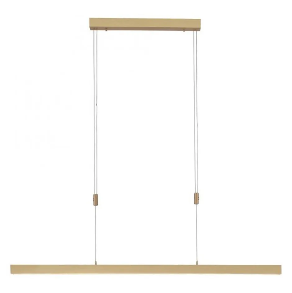 Paul Neuhaus Dimmbare LED Pendelleuchte Touch 4680 lm in Messing< Hängelampen|Bürolampen