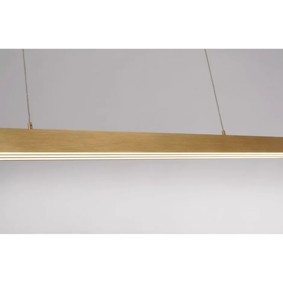 Paul Neuhaus Dimmbare LED Pendelleuchte Touch 4680 lm in Messing< Hängelampen|Bürolampen