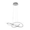 Hängelampen|Bürolampen*Just Light Dimmbare LED Pendelleuchte in Aluminium 3000 K L:57 cm