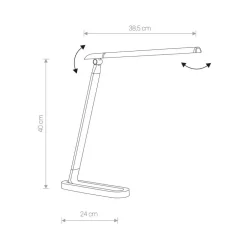 Led Lampen|Tischlampen*Nowodvorski Dimmbare LED Schreibtischlampe Touch 7,5W flexibel